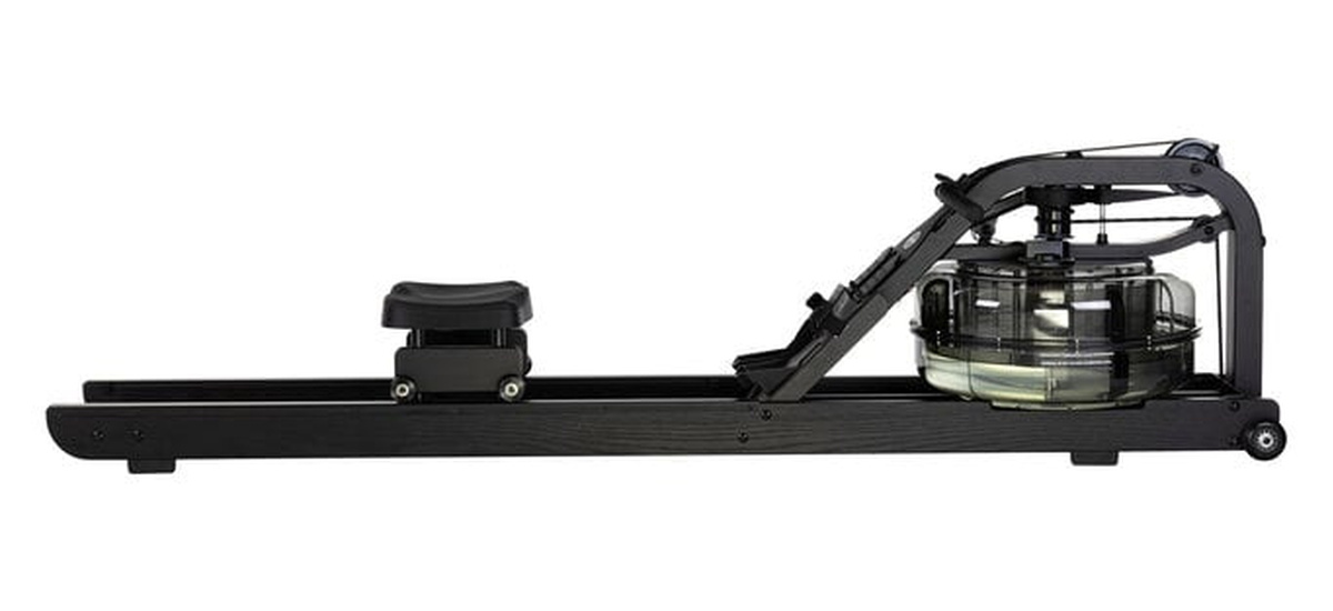 Гребной тренажёр FluidRower Apollo Plus Black, вид сбоку