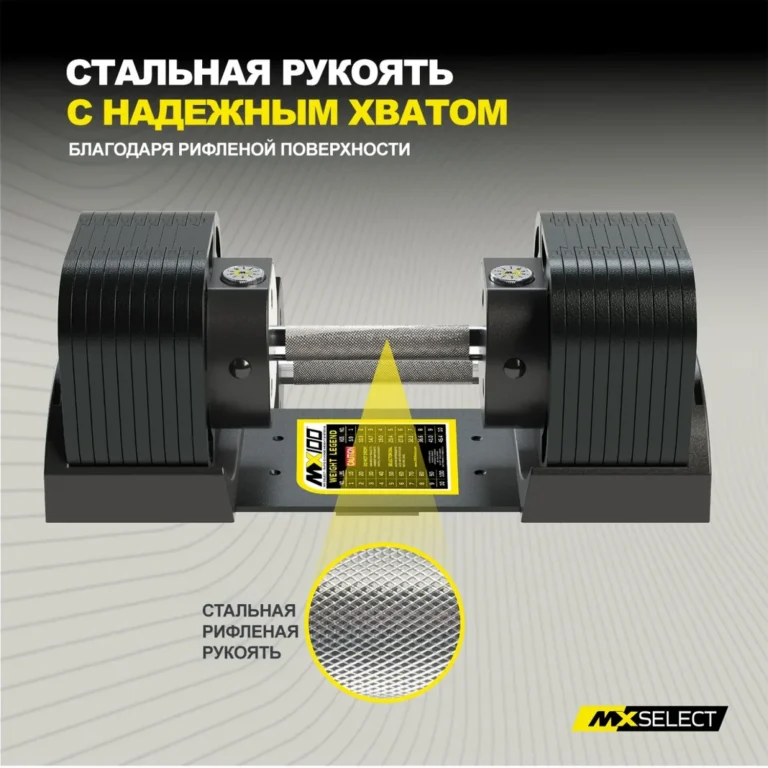 Рифлёная стальная рукоять MX100 EVO