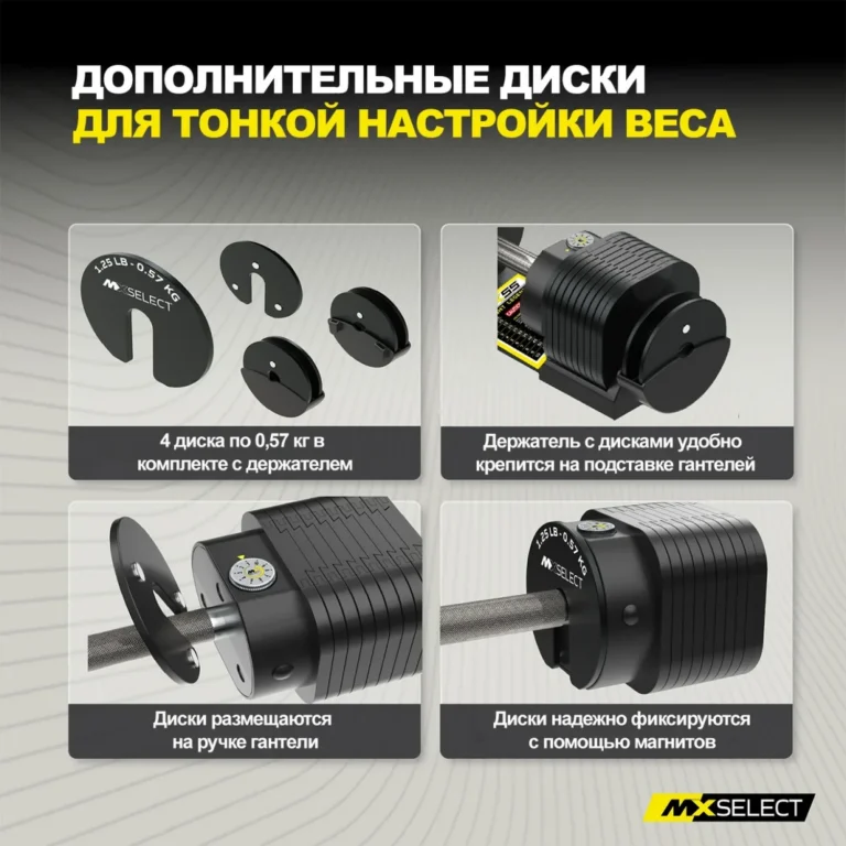 Магнитный вес MXIW1.25 на гантели MX55 EVO
