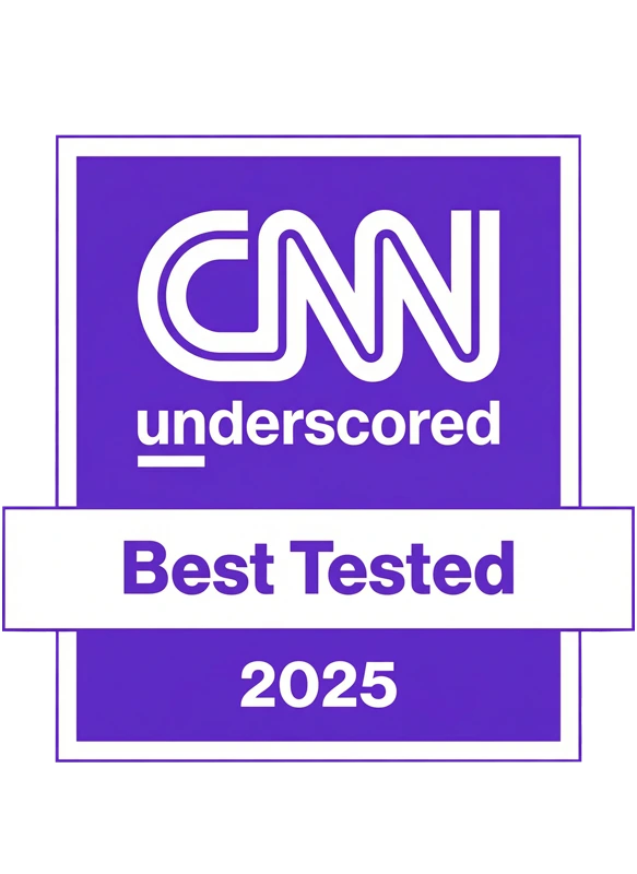 Знак CNN Underscored Best Tested 2025